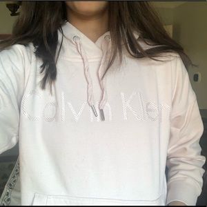 Light Pink Calvin Klein Fleece Lined Hoodie